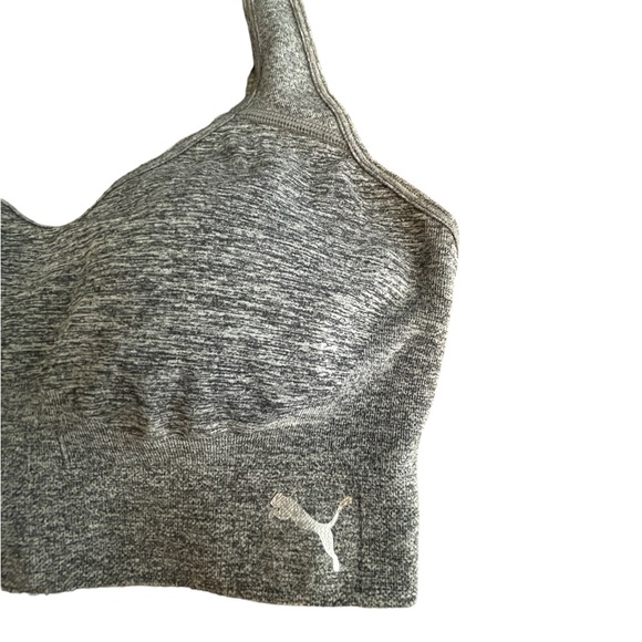 Puma sports bra grey convertible straps Size Large - Picture 4 of 5